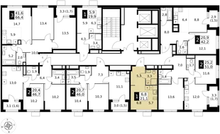 Квартира Студия, 21.1 м² ЖК «1-й Измайловский» Фото 2