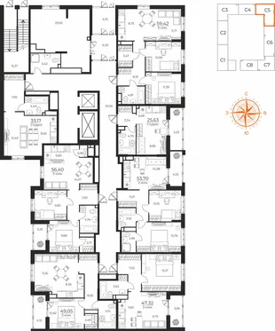 Квартира Студия, 33.17 м² ЖК «Живописный сад» Фото 1 Квартира Студия, 33.17 м² ЖК «Живописный сад» Фото 1