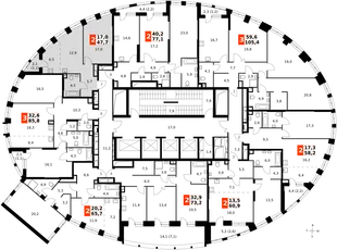 Квартира 1-комн. квартира, 47.4 м² ЖК «Sydney City» Фото 2 Квартира 1-комн. квартира, 47.4 м² ЖК «Sydney City» Фото 2