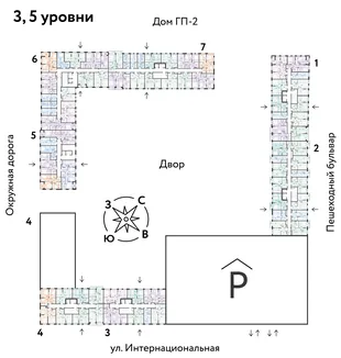 Квартира 2-комн. квартира, 45.49 м² ЖК «Юнион» Фото 1 Квартира 2-комн. квартира, 45.49 м² ЖК «Юнион» Фото 1