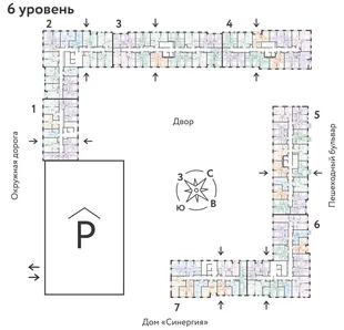 Квартира 2-комн. квартира, 33.69 м² ЖК «Юнион» Фото 1 Квартира 2-комн. квартира, 33.69 м² ЖК «Юнион» Фото 1