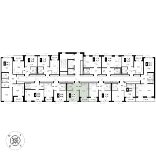 Квартира 1-комн. квартира, 33.1 м² ЖК «1-й Шереметьевский» Фото 2 Квартира 1-комн. квартира, 33.1 м² ЖК «1-й Шереметьевский» Фото 2