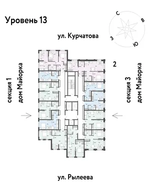 Квартира Студия, 21.39 м² ЖК «Остров-сад» Фото 1 Квартира Студия, 21.39 м² ЖК «Остров-сад» Фото 1