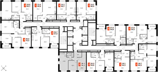 Квартира 3-комн. квартира, 56.1 м² ЖК «Симоновский Вал» Фото 2