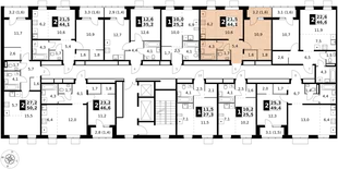 Квартира 2-комн. квартира, 44.1 м² ЖК «1-й Ясеневский» Фото 2