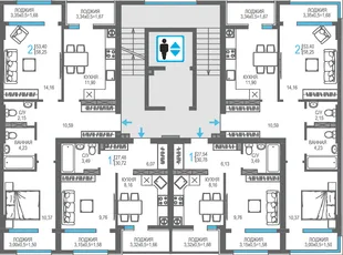 Квартира 1-комн. квартира, 30.72 м² ЖК «На Фонтанке» Фото 1