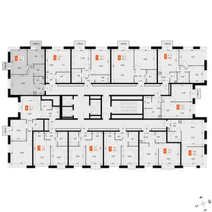 Квартира 2-комн. квартира, 49 м² ЖК «Флагман» Фото 2 Квартира 2-комн. квартира, 49 м² ЖК «Флагман» Фото 2