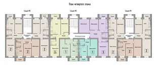 Квартира 3-комн. квартира, 74.02 м² ЖК «мкр. Долина» Фото 1 Квартира 3-комн. квартира, 74.02 м² ЖК «мкр. Долина» Фото 1