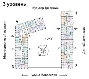 Квартира 2-комн. квартира, 36.38 м² ЖК «Микрорайон Домашний» Фото 1 Квартира 2-комн. квартира, 36.38 м² ЖК «Микрорайон Домашний» Фото 1