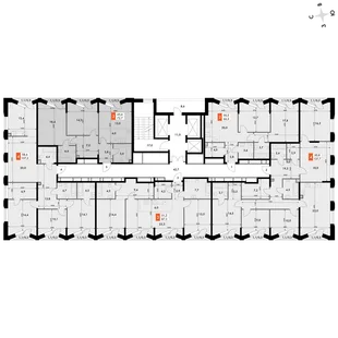 Квартира 3-комн. квартира, 72.7 м² ЖК «Фордевинд» Фото 2 Квартира 3-комн. квартира, 72.7 м² ЖК «Фордевинд» Фото 2