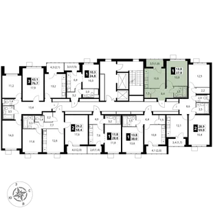 Квартира 1-комн. квартира, 37.8 м² ЖК «1-й Южный» Фото 2 Квартира 1-комн. квартира, 37.8 м² ЖК «1-й Южный» Фото 2