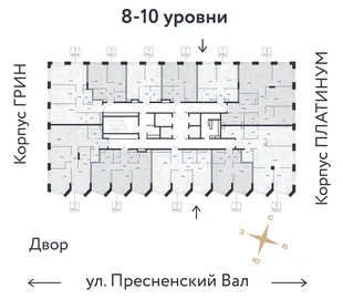 Квартира 1-комн. квартира, 33.49 м² ЖК «Репаблик» Фото 1 Квартира 1-комн. квартира, 33.49 м² ЖК «Репаблик» Фото 1