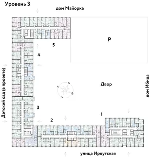 Квартира 2-комн. квартира, 36.21 м² ЖК «Остров-сад» Фото 1 Квартира 2-комн. квартира, 36.21 м² ЖК «Остров-сад» Фото 1