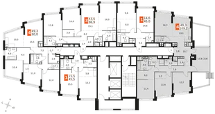 Квартира 4-комн. квартира, 109.2 м² ЖК «Rotterdam» Фото 2 Квартира 4-комн. квартира, 109.2 м² ЖК «Rotterdam» Фото 2