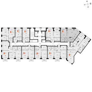 Квартира 2-комн. квартира, 64 м² ЖК «Фордевинд» Фото 2 Квартира 2-комн. квартира, 64 м² ЖК «Фордевинд» Фото 2