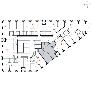 Квартира 2-комн. квартира, 52.5 м² ЖК «Фордевинд» Фото 2 Квартира 2-комн. квартира, 52.5 м² ЖК «Фордевинд» Фото 2