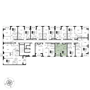Квартира 1-комн. квартира, 33.8 м² ЖК «1-й Химкинский» Фото 2 Квартира 1-комн. квартира, 33.8 м² ЖК «1-й Химкинский» Фото 2