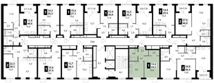Квартира 1-комн. квартира, 34.3 м² ЖК «1-й Ясеневский» Фото 1