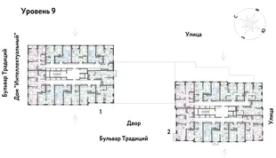 Квартира Студия, 25.06 м² ЖК «Микрорайон Домашний» Фото 1 Квартира Студия, 25.06 м² ЖК «Микрорайон Домашний» Фото 1