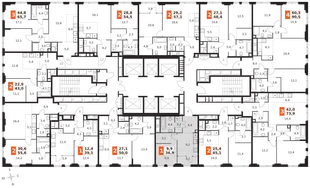 Квартира 1-комн. квартира, 36.9 м² ЖК «Sydney City» Фото 2 Квартира 1-комн. квартира, 36.9 м² ЖК «Sydney City» Фото 2