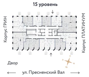 Квартира 3-комн. квартира, 79.55 м² ЖК «Репаблик» Фото 1 Квартира 3-комн. квартира, 79.55 м² ЖК «Репаблик» Фото 1