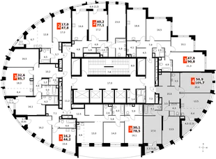 Квартира 4-комн. квартира, 104.8 м² ЖК «Sydney City» Фото 2 Квартира 4-комн. квартира, 104.8 м² ЖК «Sydney City» Фото 2