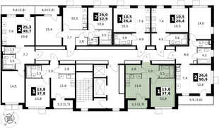 Квартира 1-комн. квартира, 37.8 м² ЖК «1-й Южный» Фото 2 Квартира 1-комн. квартира, 37.8 м² ЖК «1-й Южный» Фото 2
