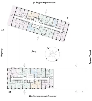 Квартира Студия, 21.38 м² ЖК «Микрорайон Домашний» Фото 1 Квартира Студия, 21.38 м² ЖК «Микрорайон Домашний» Фото 1