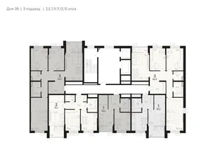 Квартира 3-комн. квартира, 85.3 м² ЖК «Барса» Фото 1