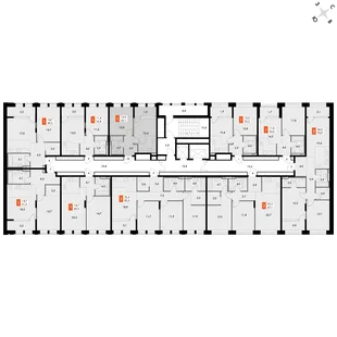 Квартира 1-комн. квартира, 35.1 м² ЖК «Философия» Фото 2 Квартира 1-комн. квартира, 35.1 м² ЖК «Философия» Фото 2