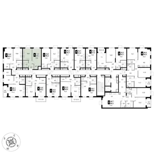 Квартира 1-комн. квартира, 35.3 м² ЖК «1-й Измайловский» Фото 2 Квартира 1-комн. квартира, 35.3 м² ЖК «1-й Измайловский» Фото 2