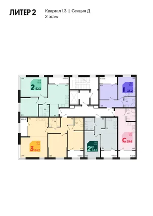 Квартира Студия, 31.6 м² ЖК «Первое место» Фото 1 Квартира Студия, 31.6 м² ЖК «Первое место» Фото 1