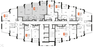 Квартира 3-комн. квартира, 85.4 м² ЖК «Rotterdam» Фото 2 Квартира 3-комн. квартира, 85.4 м² ЖК «Rotterdam» Фото 2