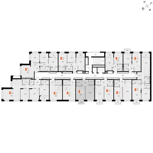 Квартира 2-комн. квартира, 45.7 м² ЖК «Философия» Фото 2 Квартира 2-комн. квартира, 45.7 м² ЖК «Философия» Фото 2