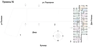 Квартира 2-комн. квартира, 38.99 м² ЖК «Авторский» Фото 1 Квартира 2-комн. квартира, 38.99 м² ЖК «Авторский» Фото 1