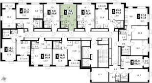 Квартира Студия, 20.7 м² ЖК «1-й Химкинский» Фото 2