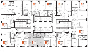 Квартира 2-комн. квартира, 49.7 м² ЖК «Sydney City» Фото 2 Квартира 2-комн. квартира, 49.7 м² ЖК «Sydney City» Фото 2