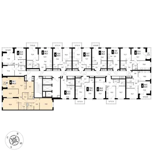 Квартира 4-комн. квартира, 105.3 м² ЖК «1-й Измайловский» Фото 2