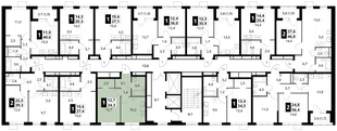 Квартира 1-комн. квартира, 34.3 м² ЖК «1-й Ясеневский» Фото 1