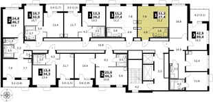 Квартира Студия, 27.4 м² ЖК «1-й Саларьевский» Фото 2 Квартира Студия, 27.4 м² ЖК «1-й Саларьевский» Фото 2