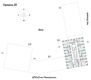 Квартира 2-комн. квартира, 38.67 м² ЖК «Сибирский сад» Фото 1 Квартира 2-комн. квартира, 38.67 м² ЖК «Сибирский сад» Фото 1