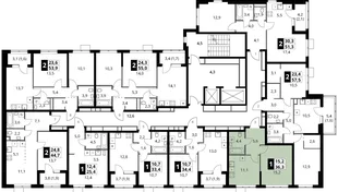 Квартира 1-комн. квартира, 36.3 м² ЖК «1-й Ясеневский» Фото 1 Квартира 1-комн. квартира, 36.3 м² ЖК «1-й Ясеневский» Фото 1