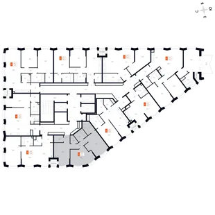 Квартира 2-комн. квартира, 61 м² ЖК «Фордевинд» Фото 2 Квартира 2-комн. квартира, 61 м² ЖК «Фордевинд» Фото 2