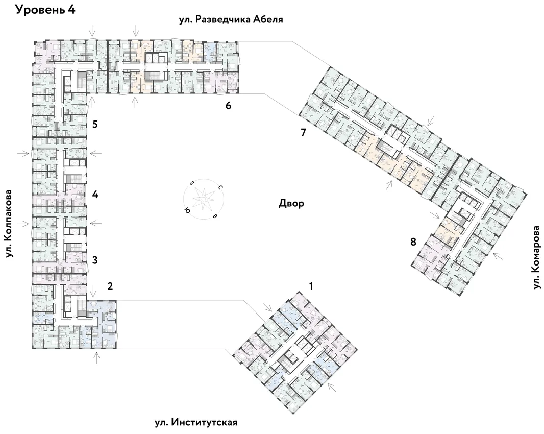 Квартира 3-комн. квартира, 77.79 м² ЖК «Страна.Парковая» Фото 1