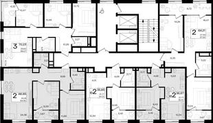Квартира 3-комн. квартира, 73.03 м² ЖК «Патрики» Фото 1 Квартира 3-комн. квартира, 73.03 м² ЖК «Патрики» Фото 1