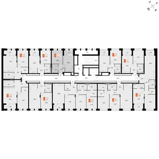Квартира 1-комн. квартира, 35.1 м² ЖК «Философия» Фото 2 Квартира 1-комн. квартира, 35.1 м² ЖК «Философия» Фото 2