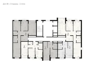 Квартира 3-комн. квартира, 85.1 м² ЖК «Барса» Фото 1