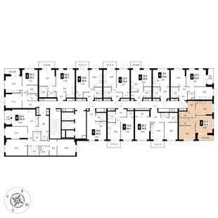 Квартира 2-комн. квартира, 52 м² ЖК «1-й Измайловский» Фото 2