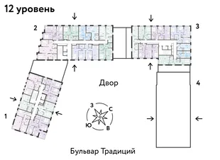 Квартира Студия, 21.92 м² ЖК «Микрорайон Домашний» Фото 1 Квартира Студия, 21.92 м² ЖК «Микрорайон Домашний» Фото 1