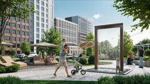 Квартира Студия, 34.2 м² ЖК «Хозяин морей» Фото 3